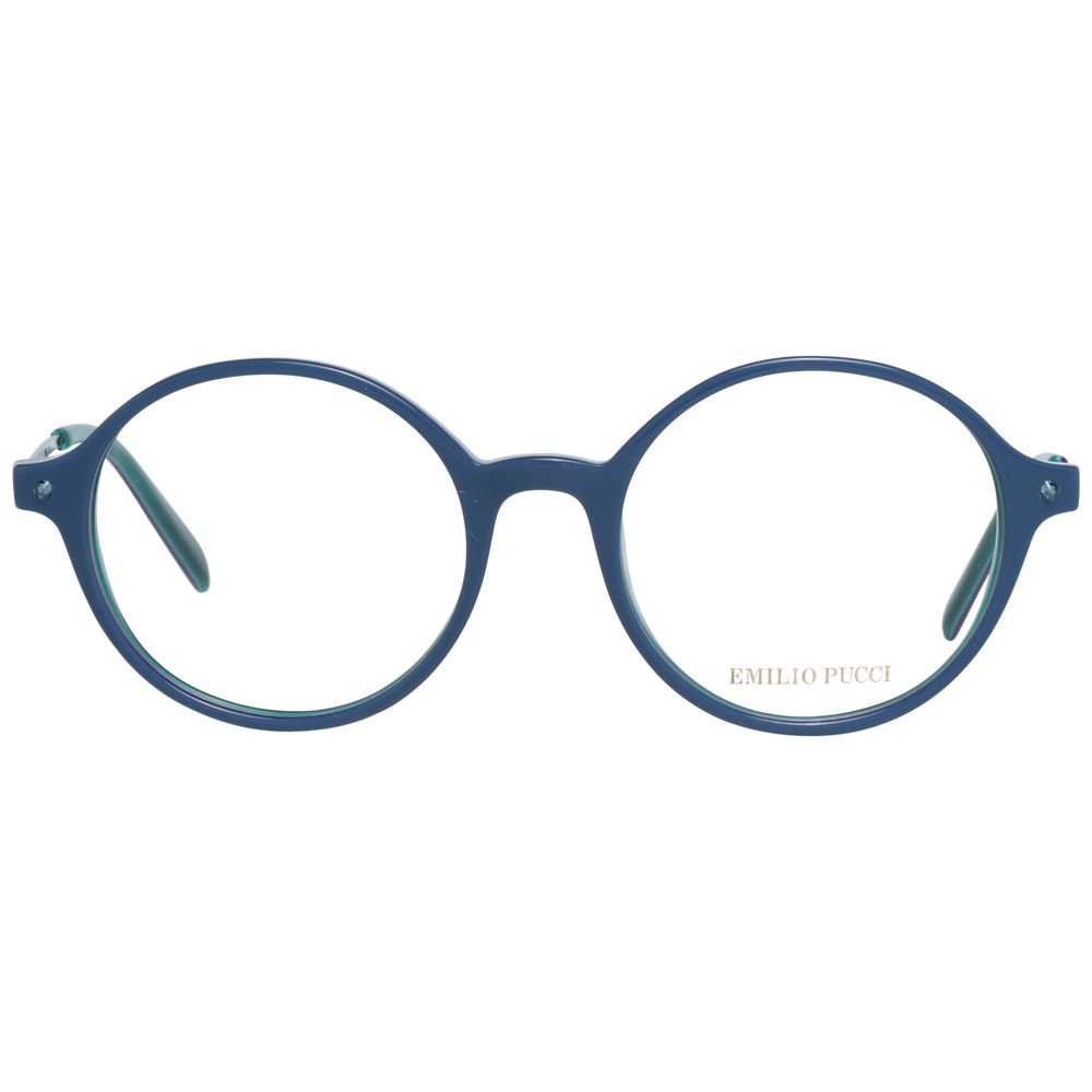 Emilio Pucci Blue Plastic Glasses (Frames) - Luxe Nova