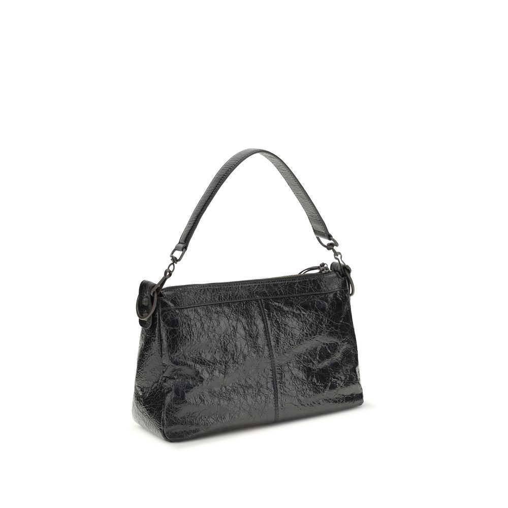 Balenciaga Black Lamb Ovis Aries Aries Shoulder Bag - Luxe Nova