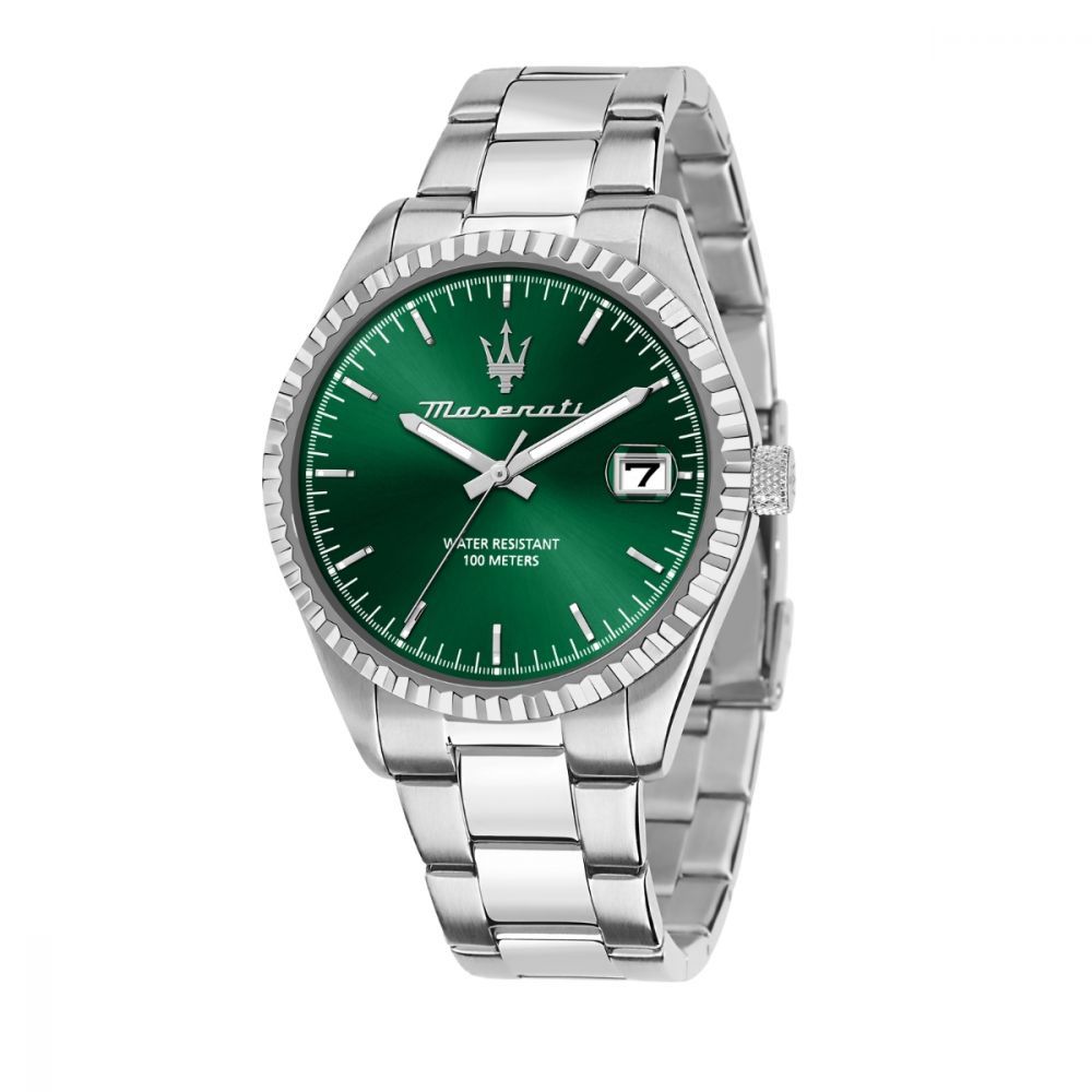 Maserati Gray Stainless Steel Dress Watch - Luxe Nova