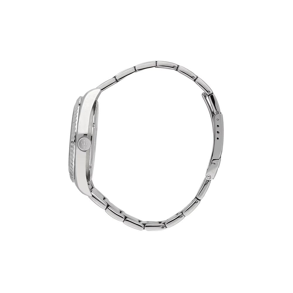 Maserati Gray Stainless Steel Dress Watch - Luxe Nova