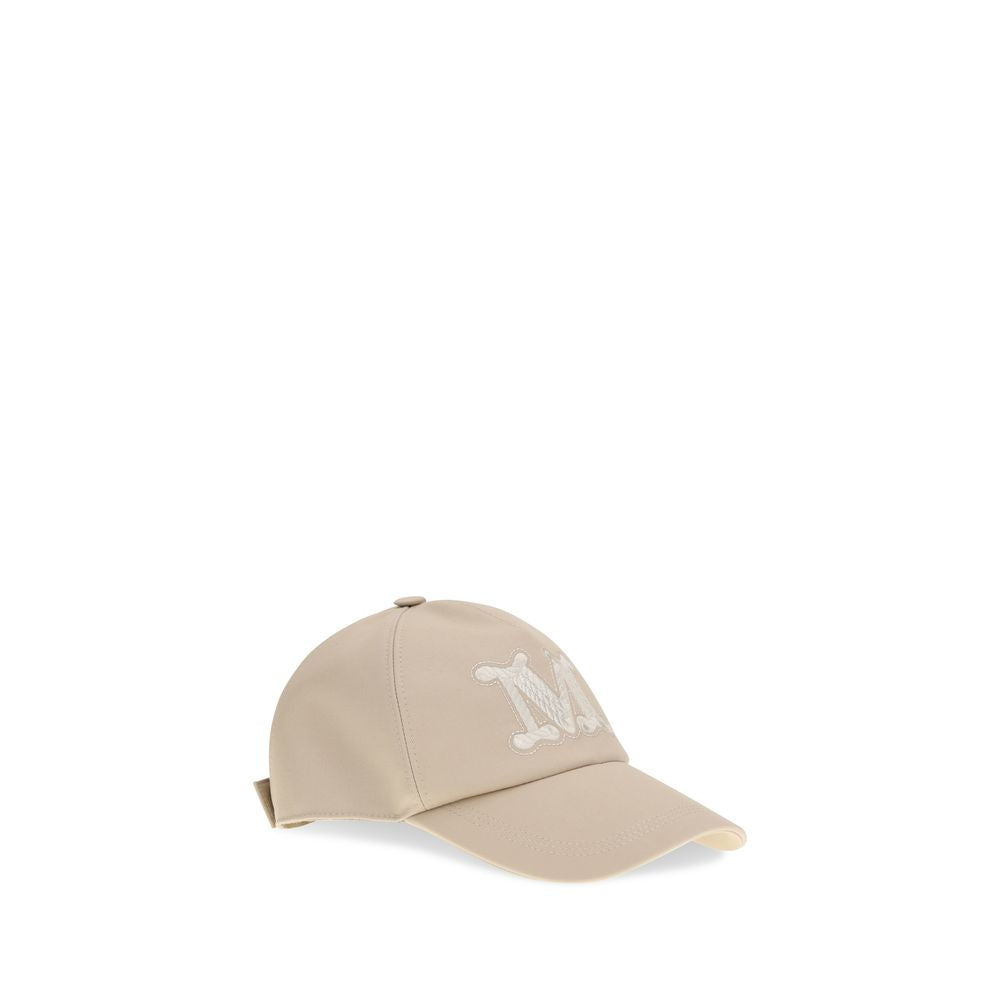 Max Mara Beige Cotton Cap (Baseball Hat) - Luxe Nova