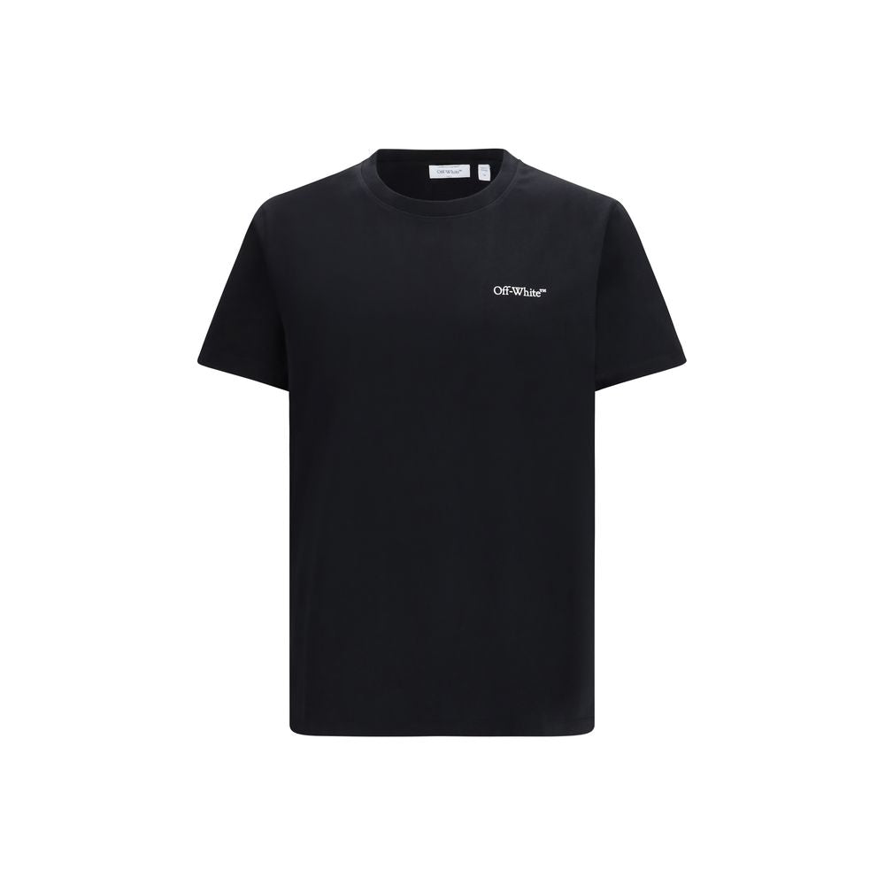 Off-White Black Cotton T-Shirt - Luxe Nova