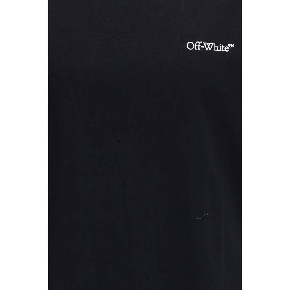 Off-White Black Cotton T-Shirt - Luxe Nova