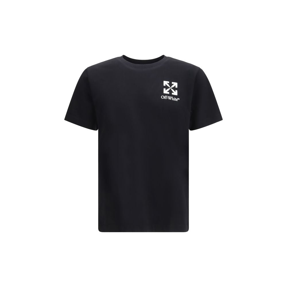 Off-White Black Cotton T-Shirt - Luxe Nova
