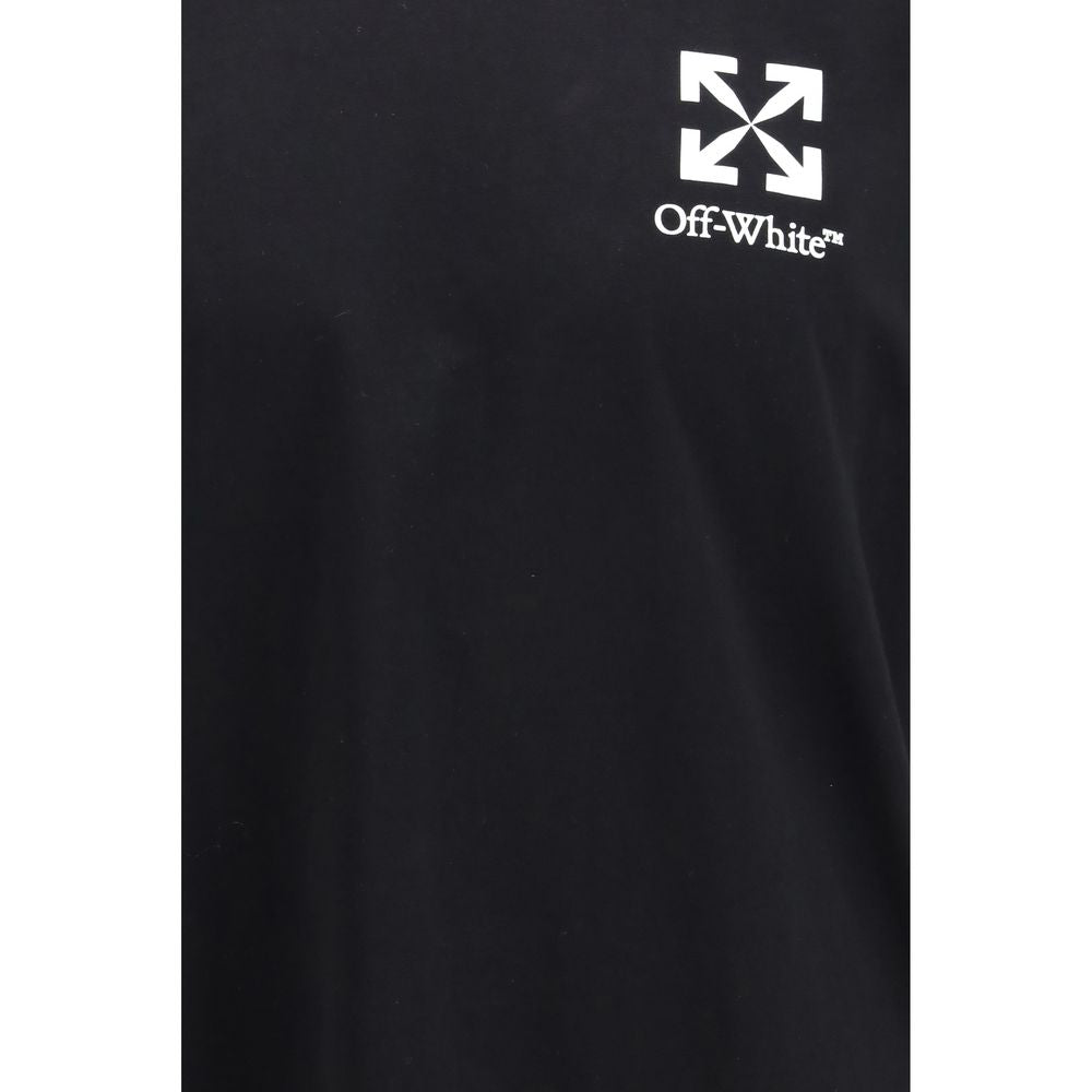 Off-White Black Cotton T-Shirt - Luxe Nova
