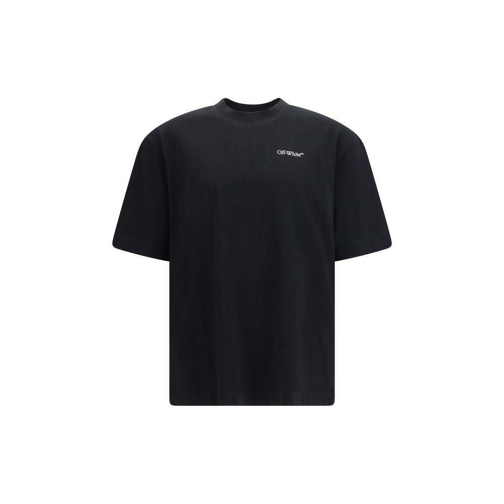 Off-White Black Cotton T-Shirt - Luxe Nova