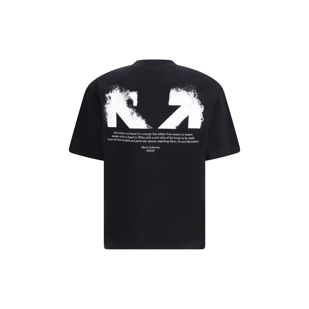 Off-White Black Cotton T-Shirt - Luxe Nova