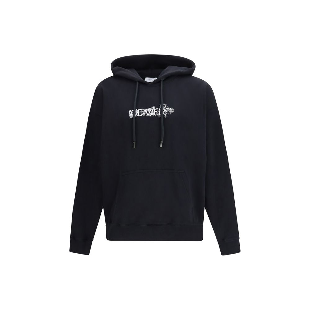 Off-White Black Cotton Sweatshirt - Luxe Nova