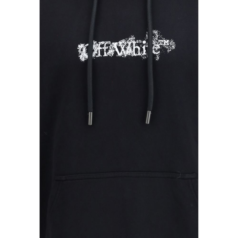 Off-White Black Cotton Sweatshirt - Luxe Nova