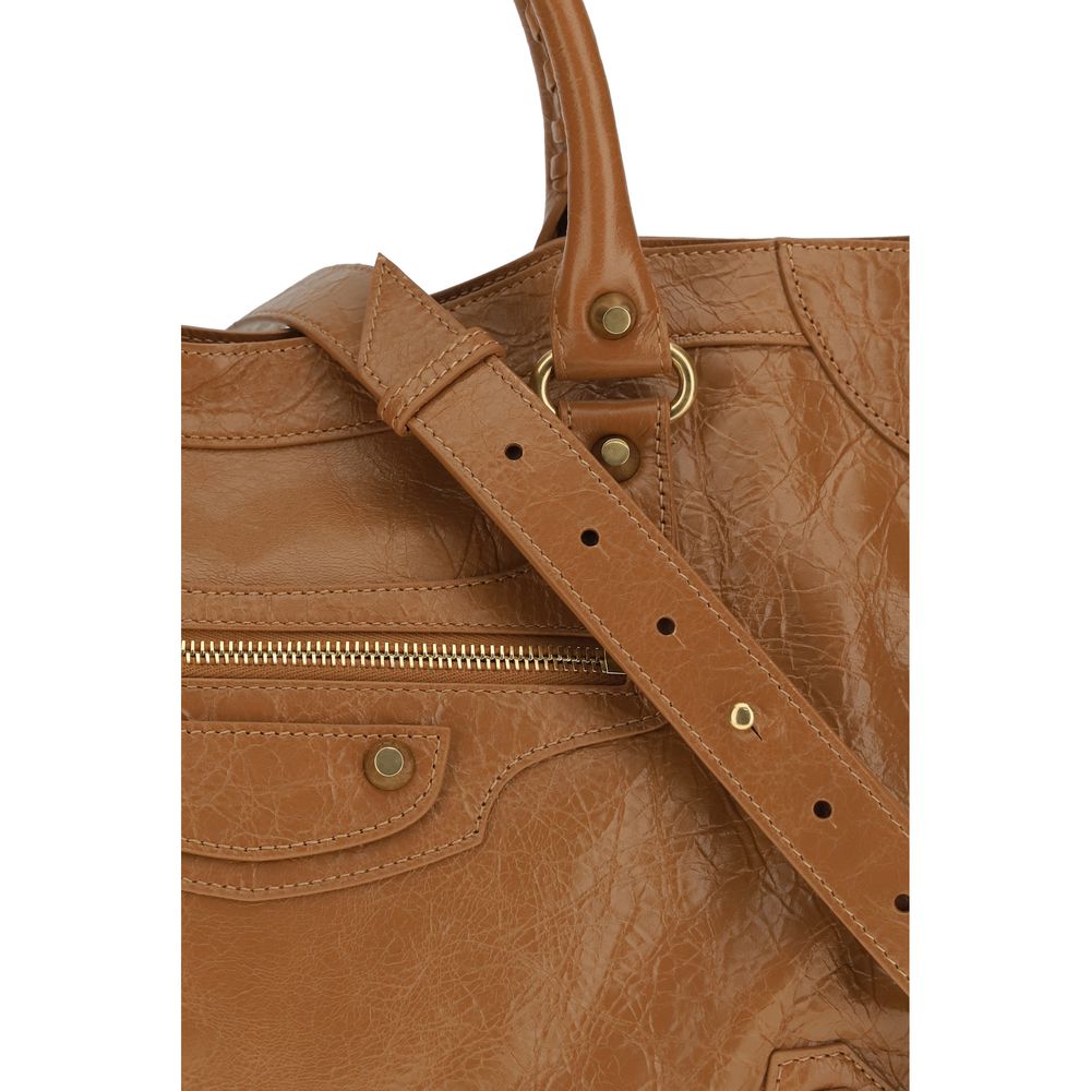 Balenciaga Beige Lamb Ovis Aries Aries Handbag - Luxe Nova