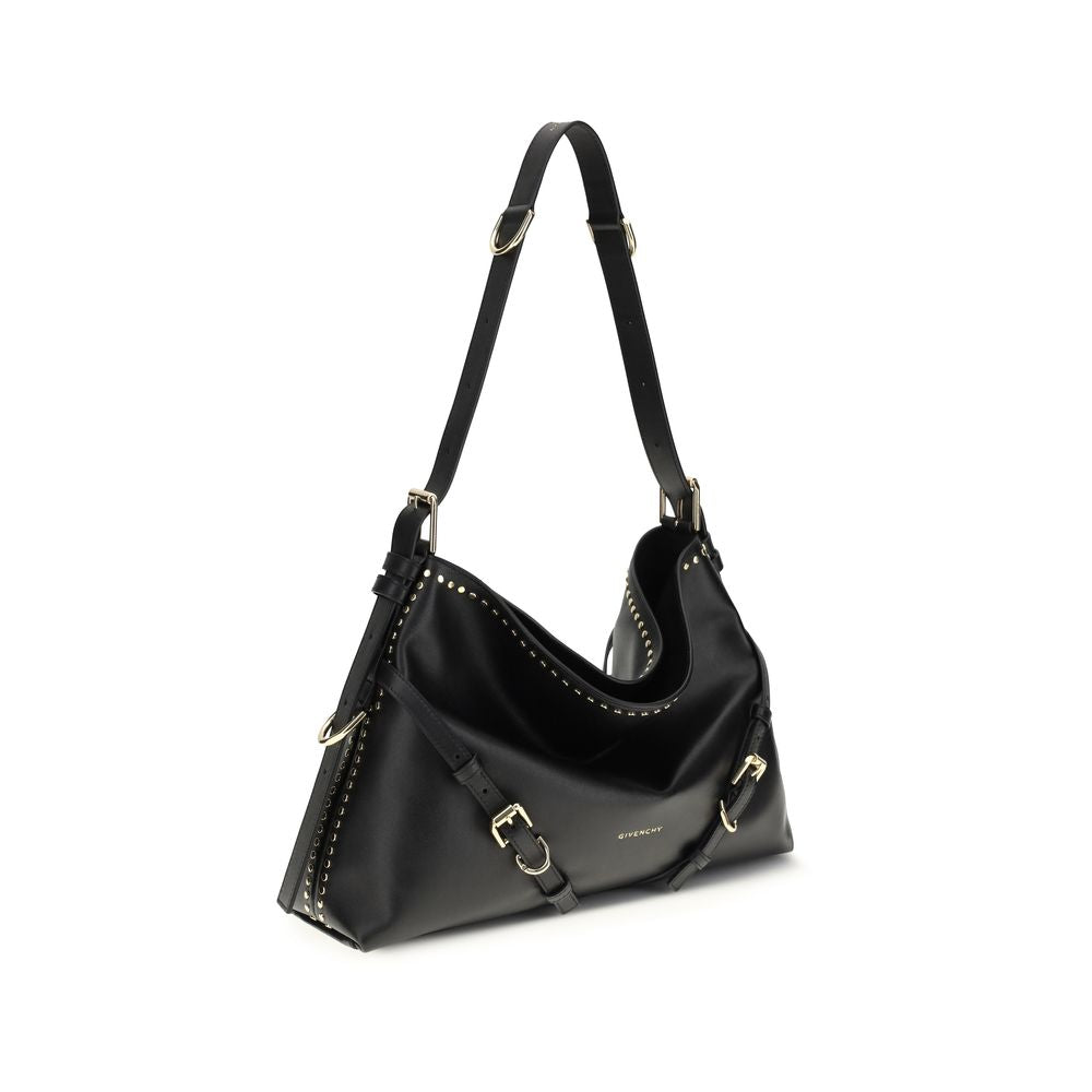 Givenchy Black Calf Leather Bos Taurus Shoulder Bag - Luxe Nova
