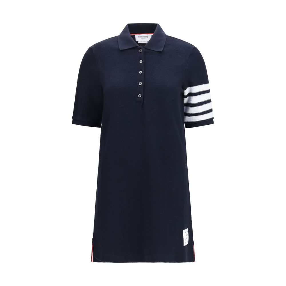 Thom Browne Blue Cotton Casual Dress - Luxe Nova