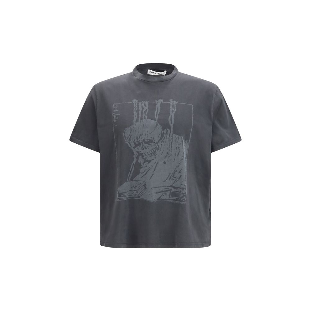 Our Legacy Gray Cotton T-Shirt - Luxe Nova