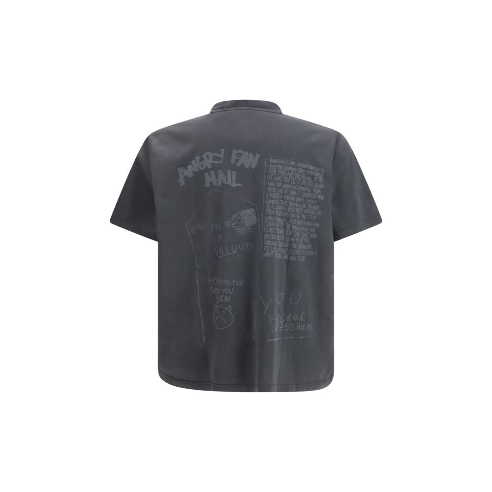 Our Legacy Gray Cotton T-Shirt - Luxe Nova