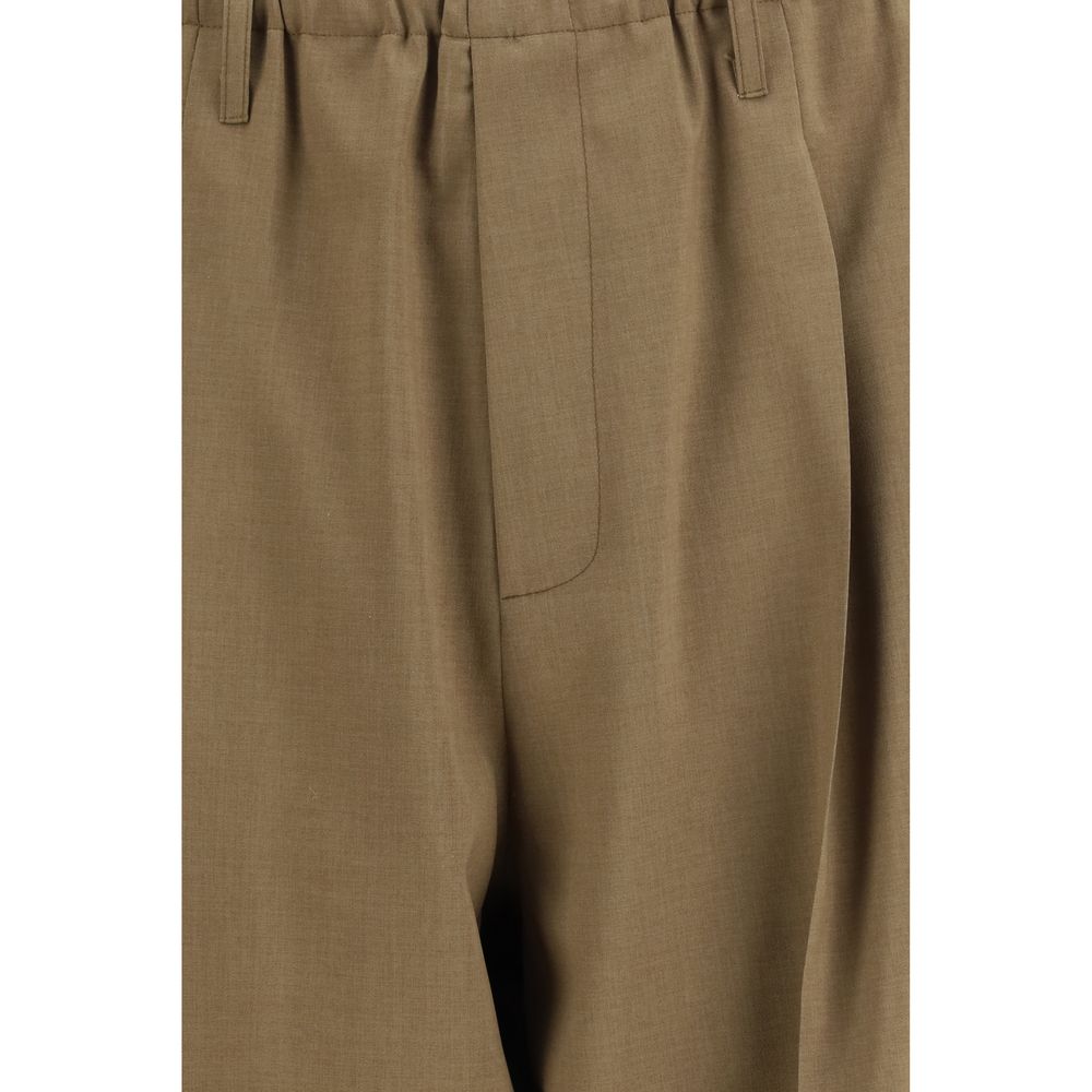 Magliano Beige Polyester Casual Pants - Luxe Nova