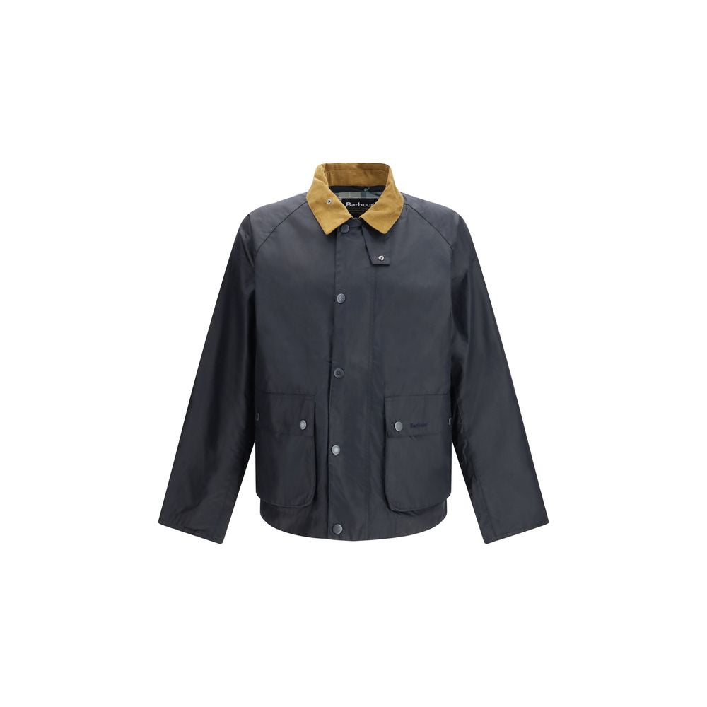 Barbour Blue Cotton Coat - Luxe Nova