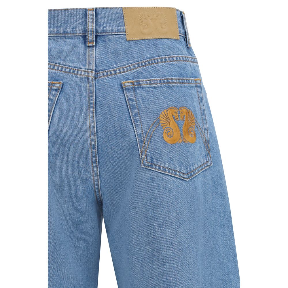 Blazé Milano Blue Cotton Jeans Denim - Luxe Nova