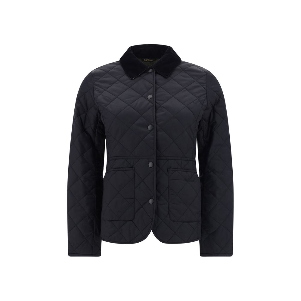 Barbour Black Polyamide Coat - Luxe Nova
