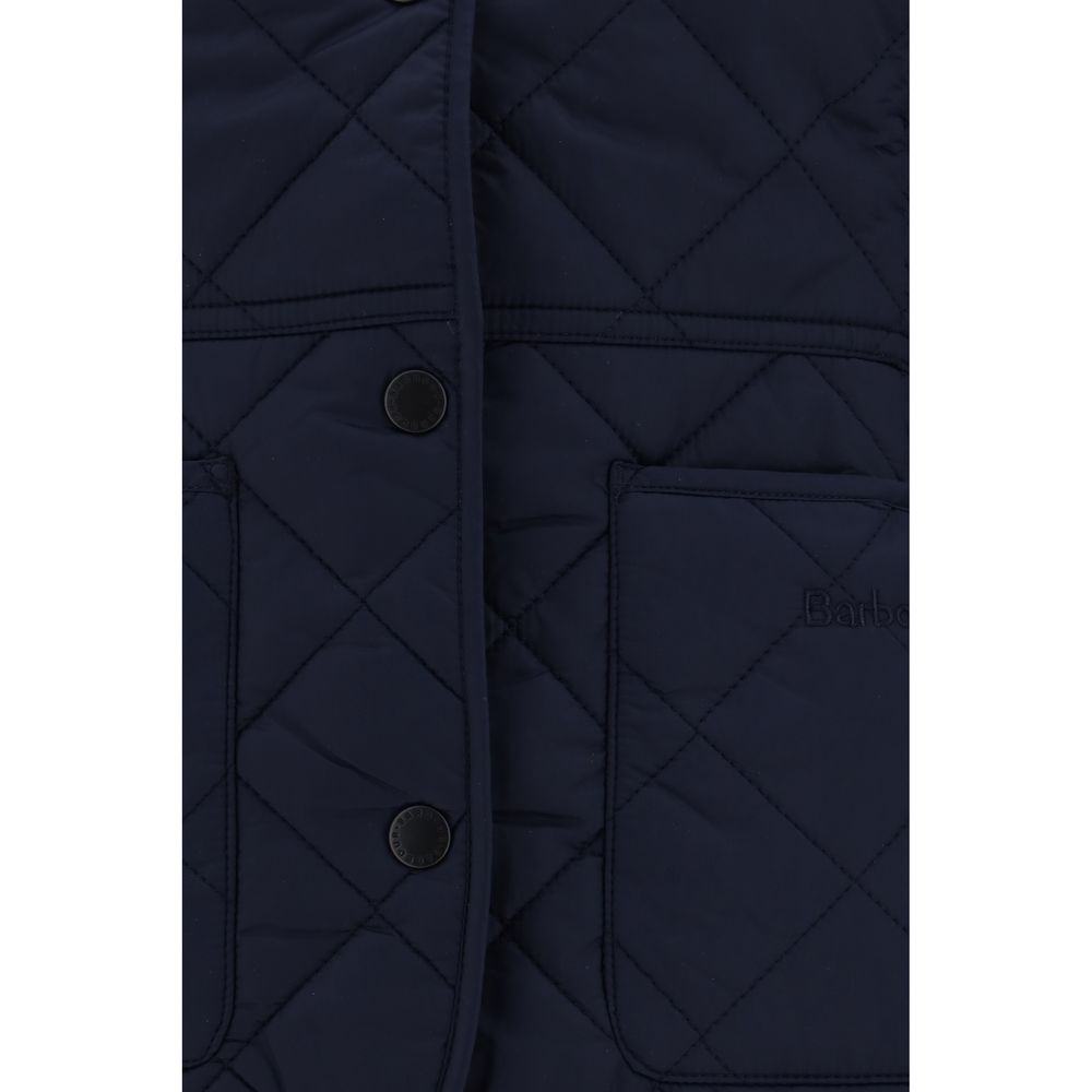 Barbour Blue Polyamide Coat - Luxe Nova