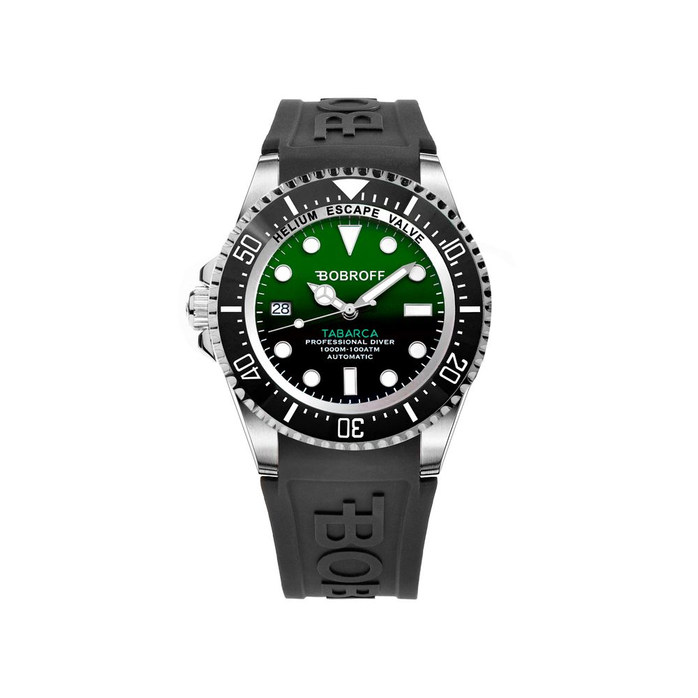 Bobroff Black Rubber Sport Watch - Luxe Nova