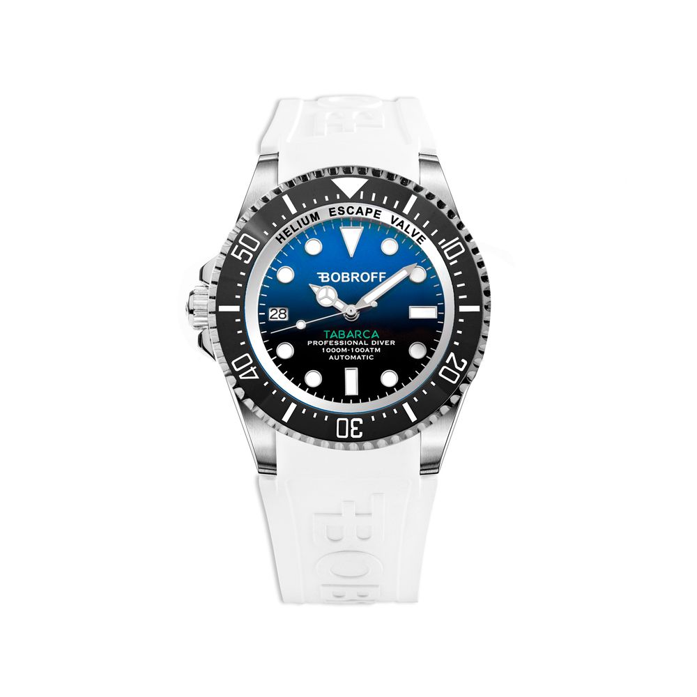 Bobroff White Rubber Sport Watch - Luxe Nova