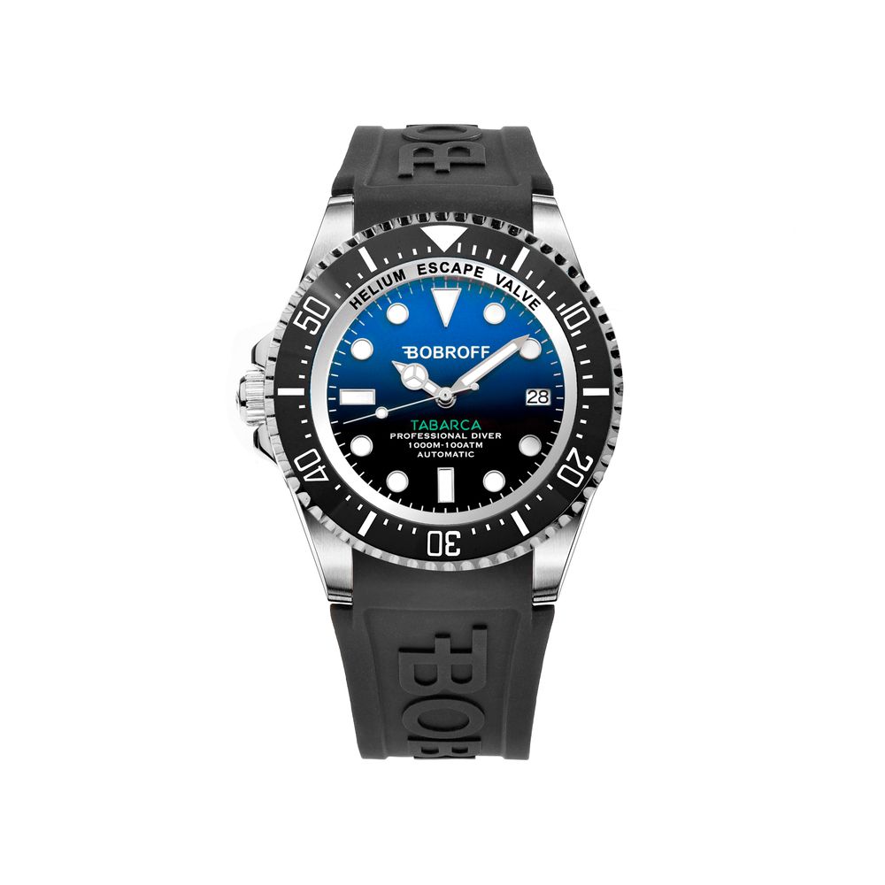 Bobroff Black Synthetic Sport Watch - Luxe Nova