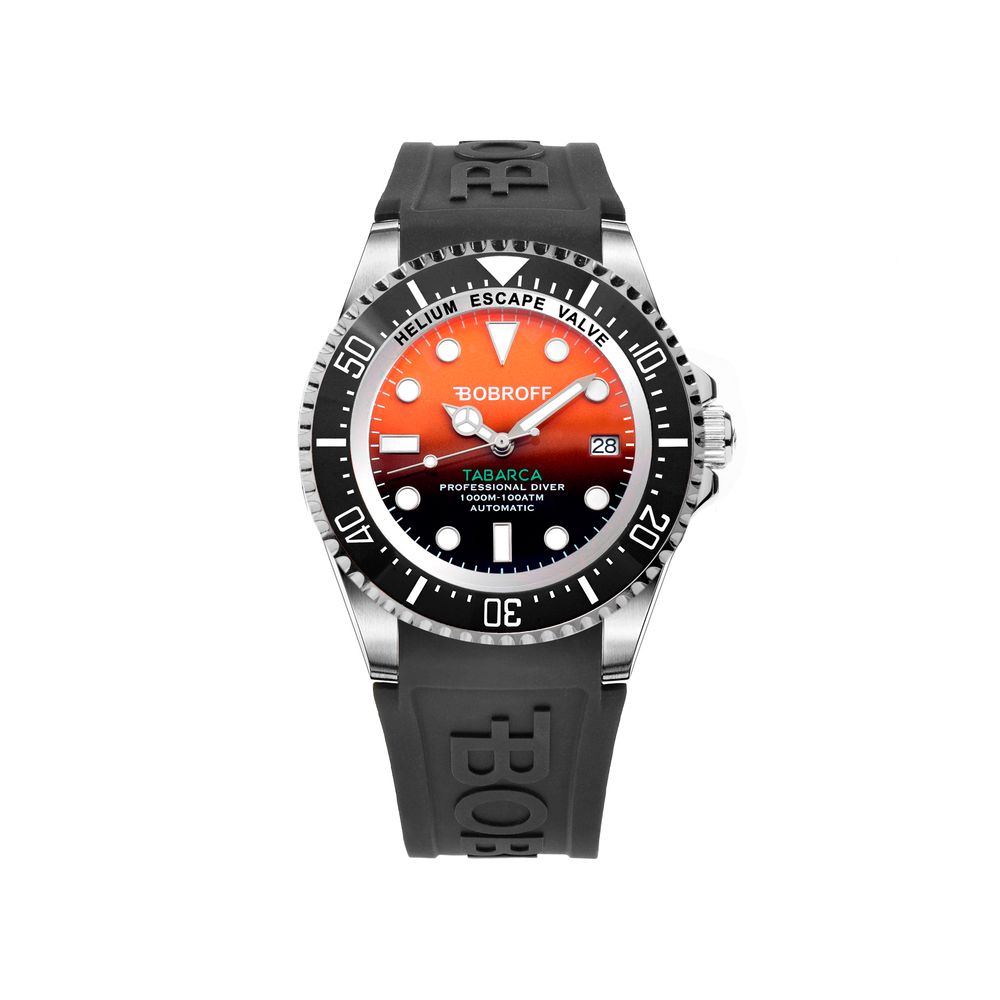 Bobroff Black Rubber Sport Watch - Luxe Nova