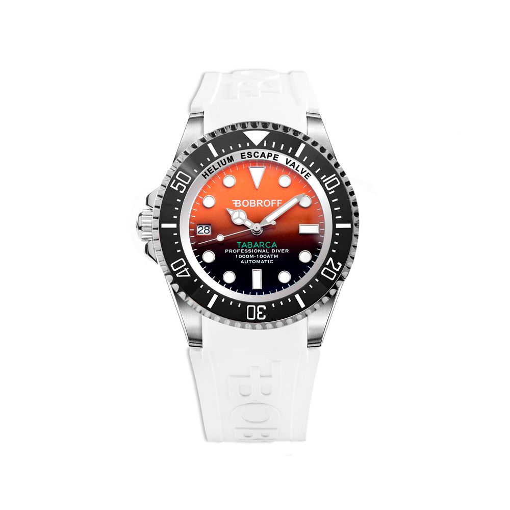 Bobroff White Rubber Sport Watch - Luxe Nova