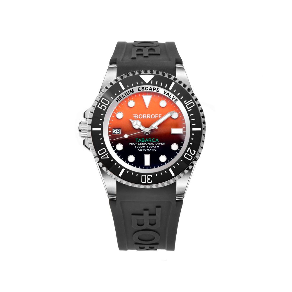 Bobroff Black Rubber Sport Watch - Luxe Nova