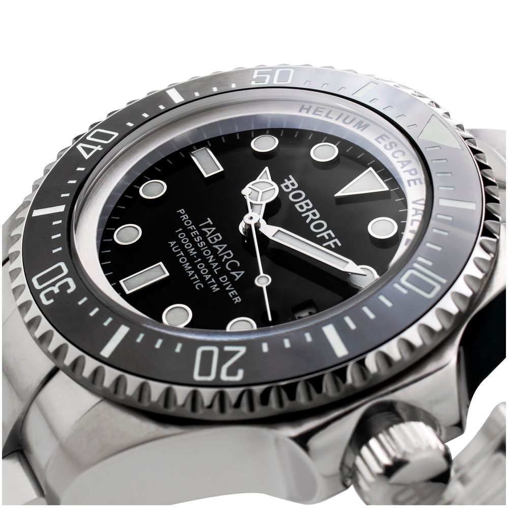 Bobroff Gray Stainless Steel Dress Watch - Luxe Nova