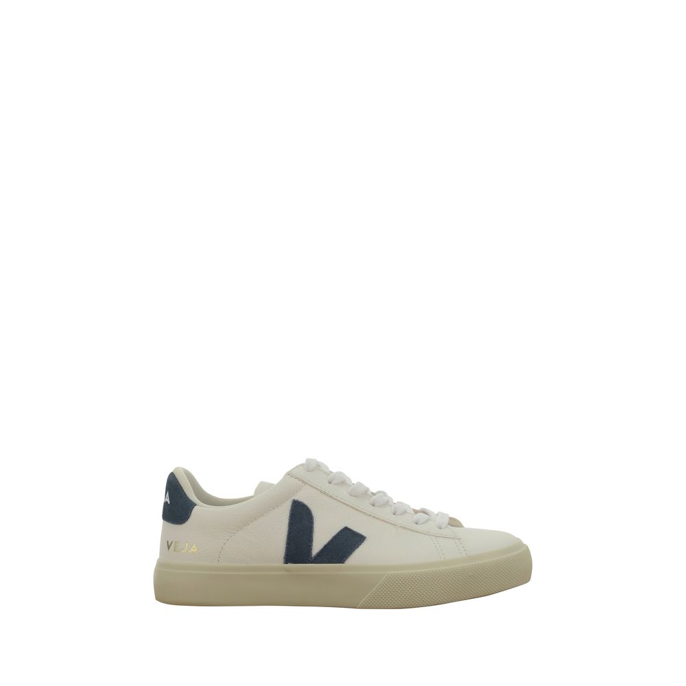 Veja White Calf Leather Bos Taurus Low Top Sneakers - Luxe Nova