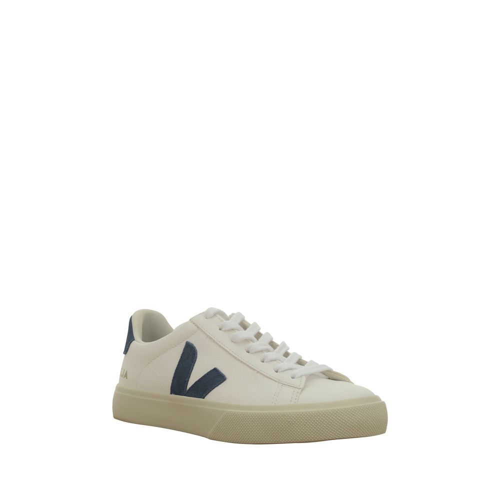 Veja White Calf Leather Bos Taurus Low Top Sneakers - Luxe Nova