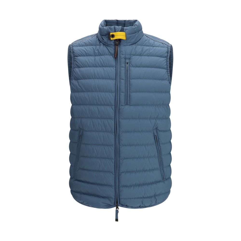 Parajumpers Blue Polyester Sleveless Jacket - Luxe Nova