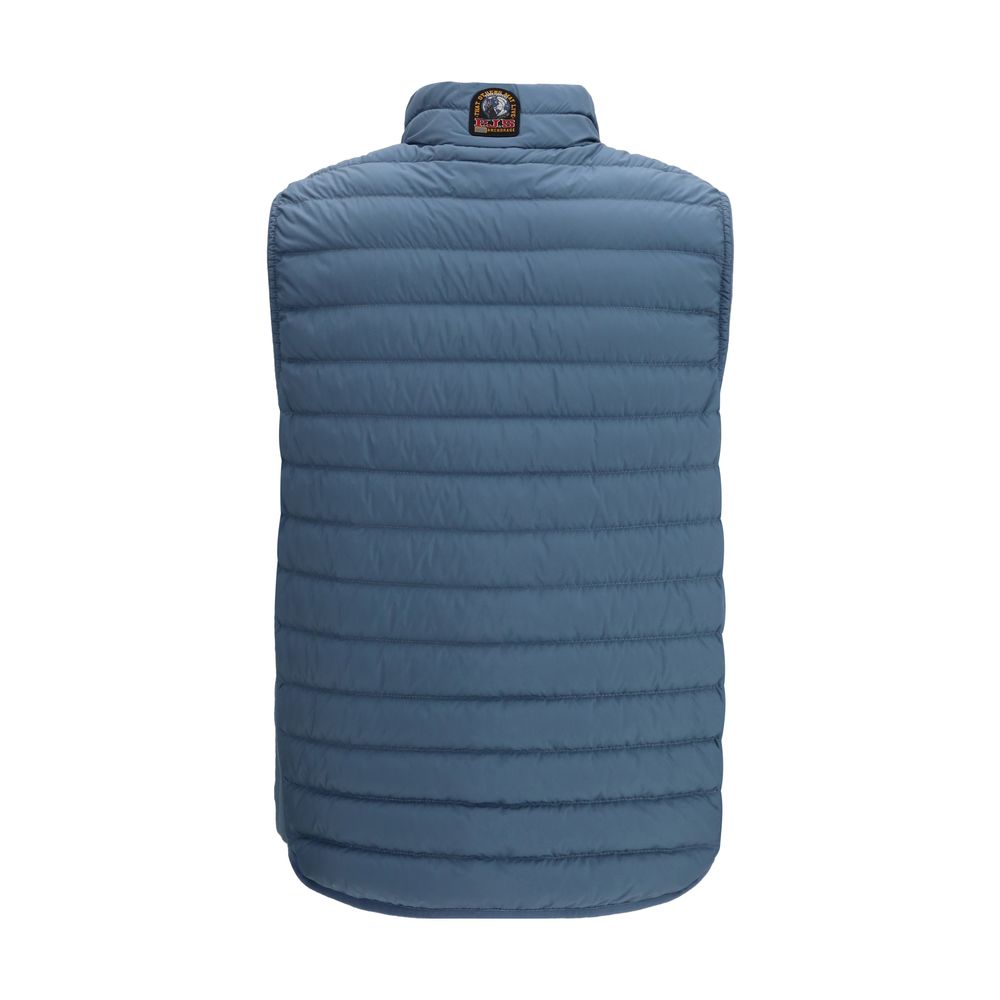 Parajumpers Blue Polyester Sleveless Jacket - Luxe Nova