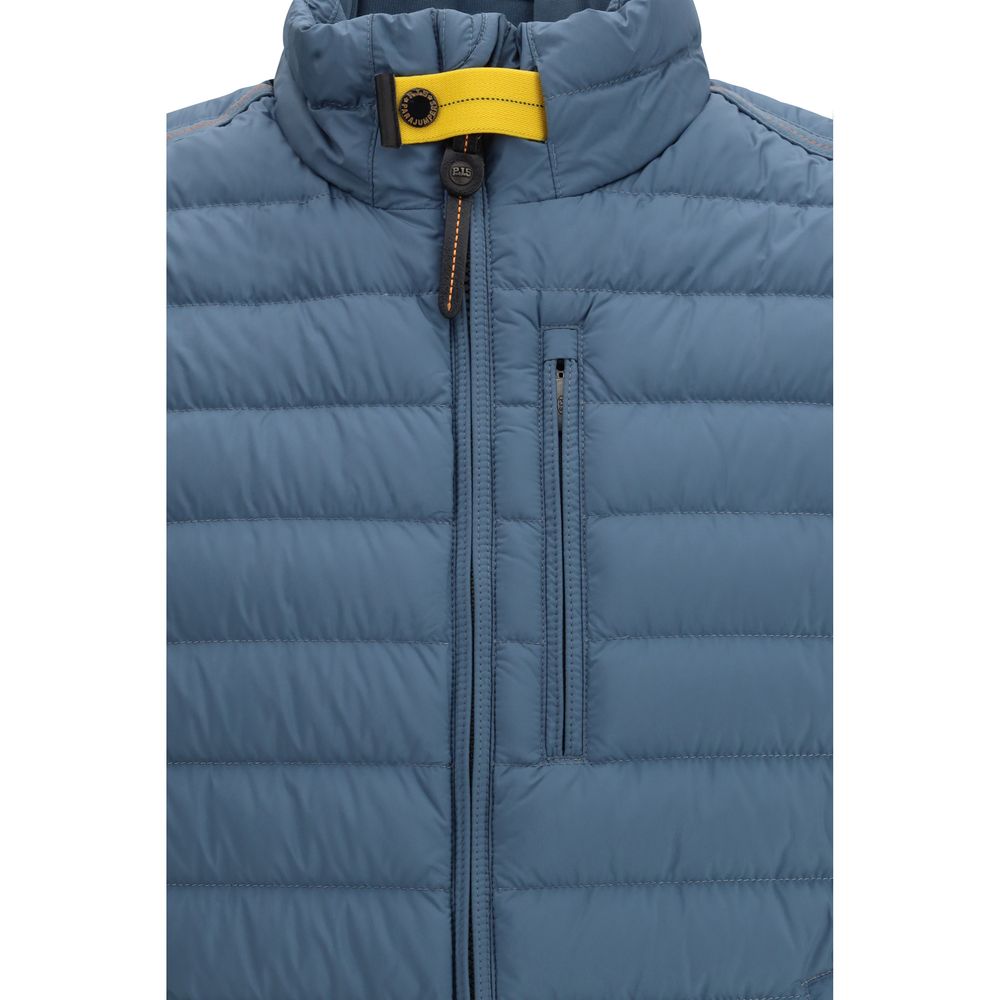 Parajumpers Blue Polyester Sleveless Jacket - Luxe Nova