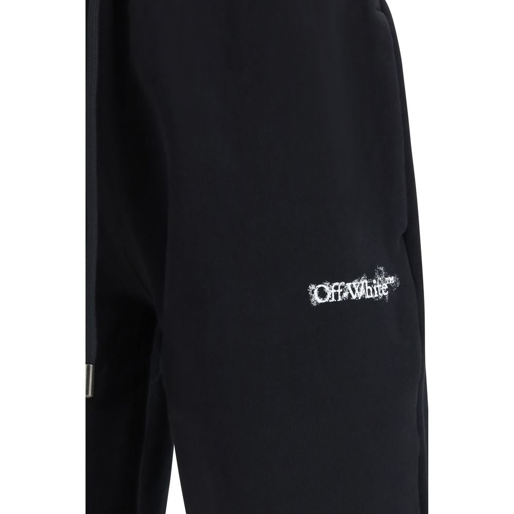 Off-White Black Cotton Bermuda Shorts - Luxe Nova