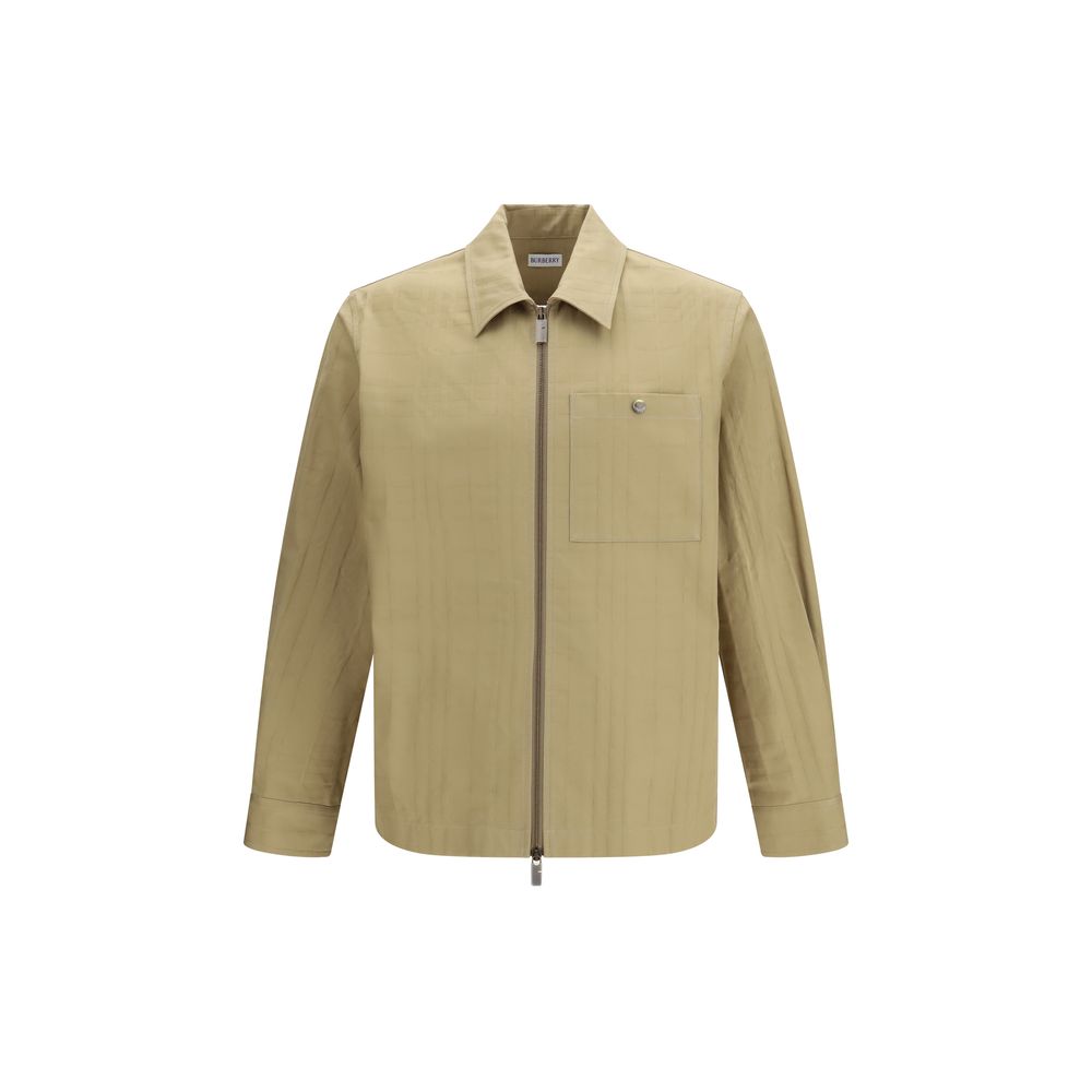 Burberry Beige Cotton Jackets And Coat - Luxe Nova