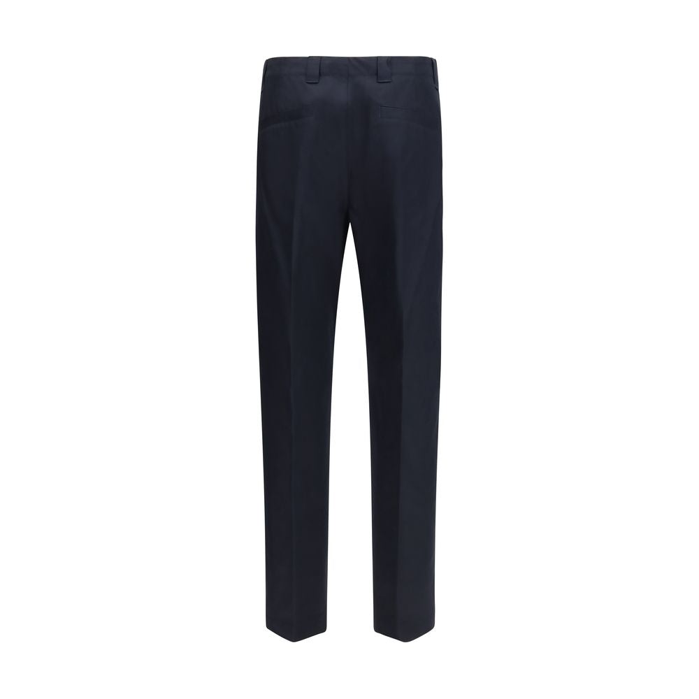 Gucci Blue Cotton Casual Pants - Luxe Nova