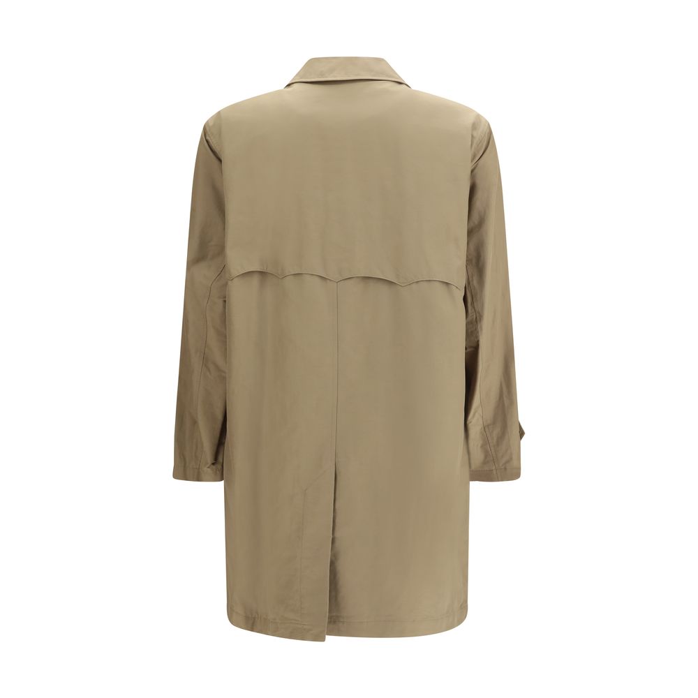 Baracuta Beige Polyamide Trench Coat - Luxe Nova
