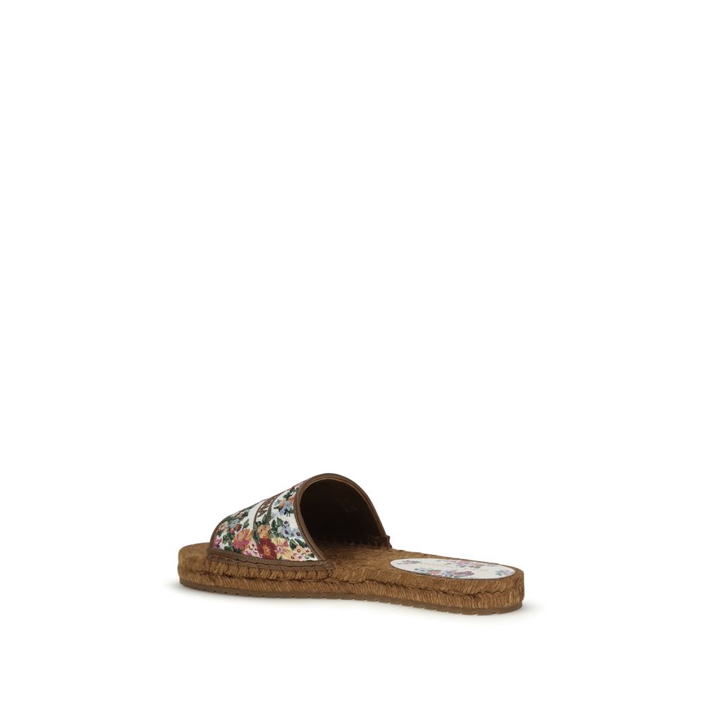 Dolce & Gabbana Multicolor Fabric Sandals - Luxe Nova