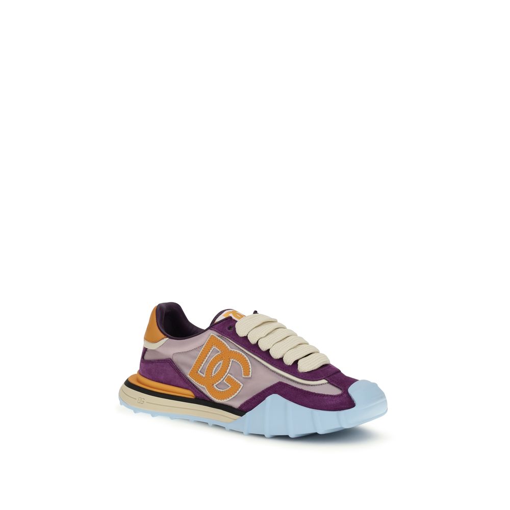 Dolce & Gabbana Multicolor Polyamide Athletic Sneakers - Luxe Nova