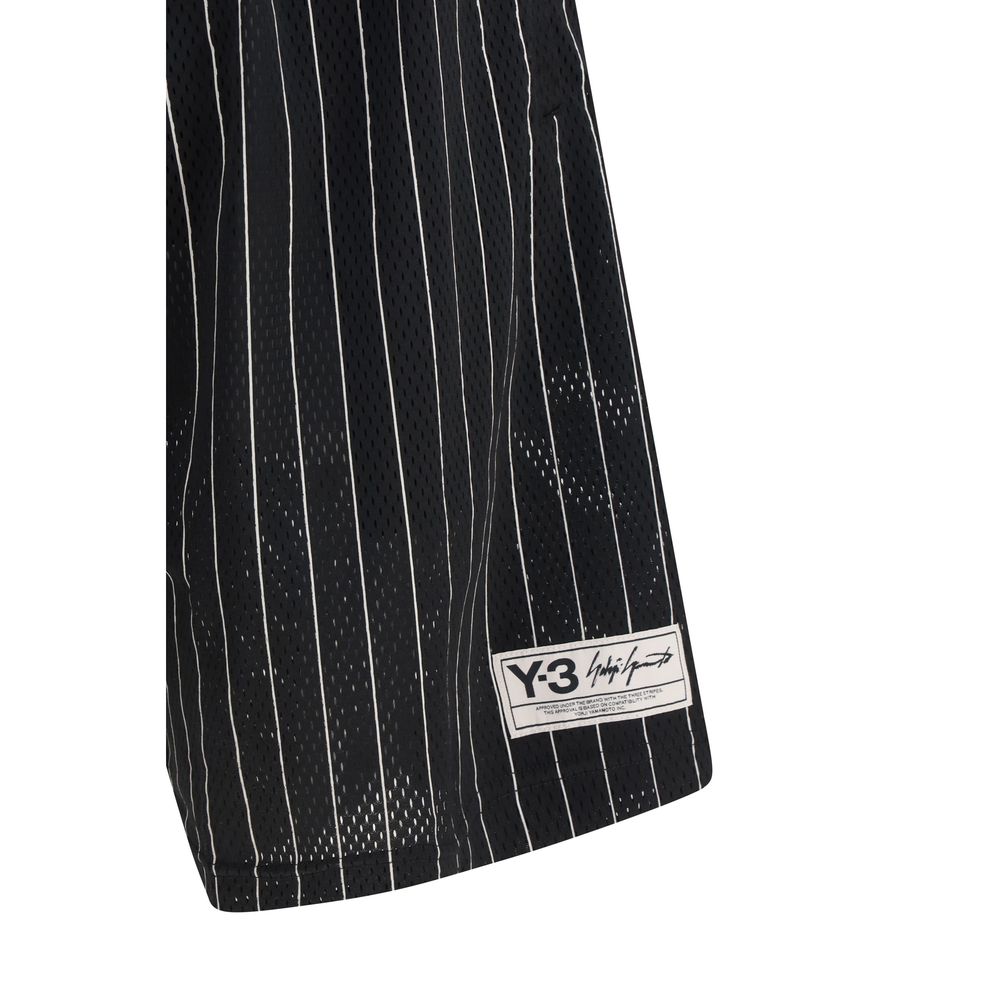 Y-3 Black Polyester Bermuda Shorts - Luxe Nova