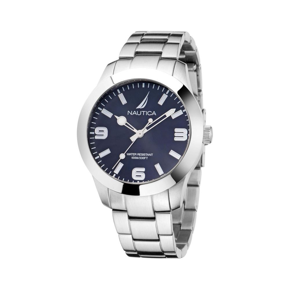 NAUTICA Gray Stainless Steel Dress Watch - Luxe Nova