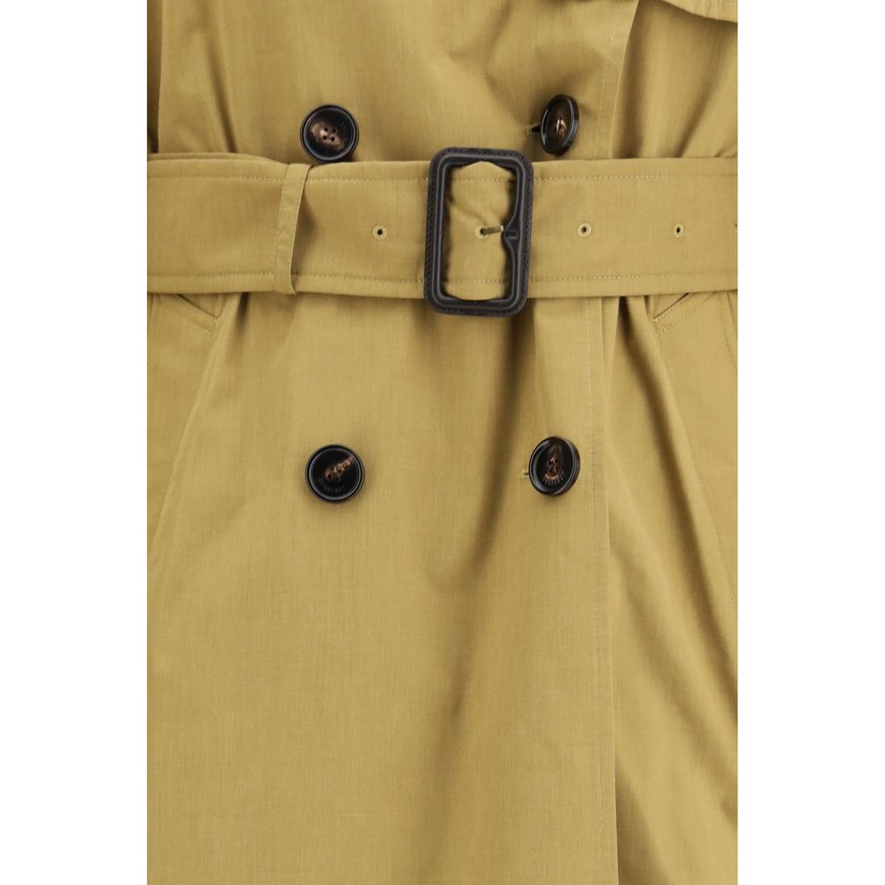 Burberry Beige Polyester Trench Coat - Luxe Nova