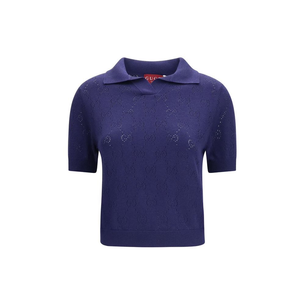Gucci Blue Silk Top - Luxe Nova