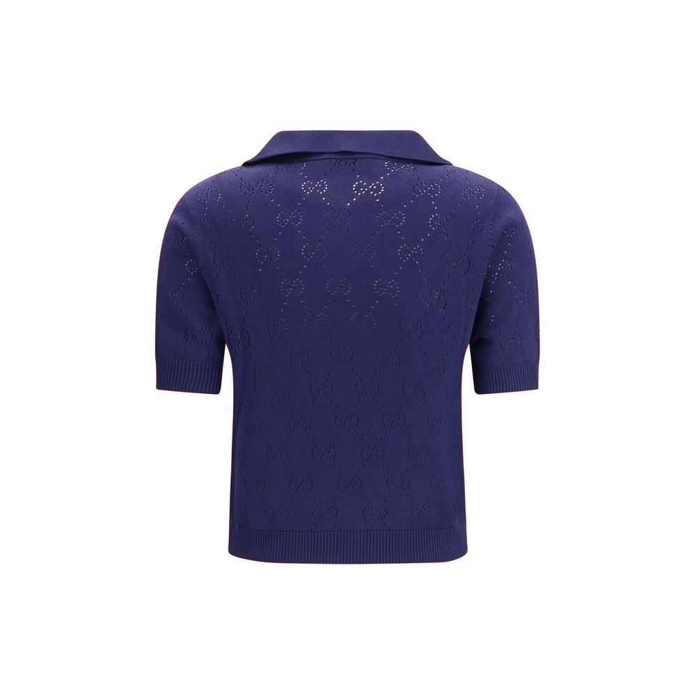 Gucci Blue Silk Top - Luxe Nova