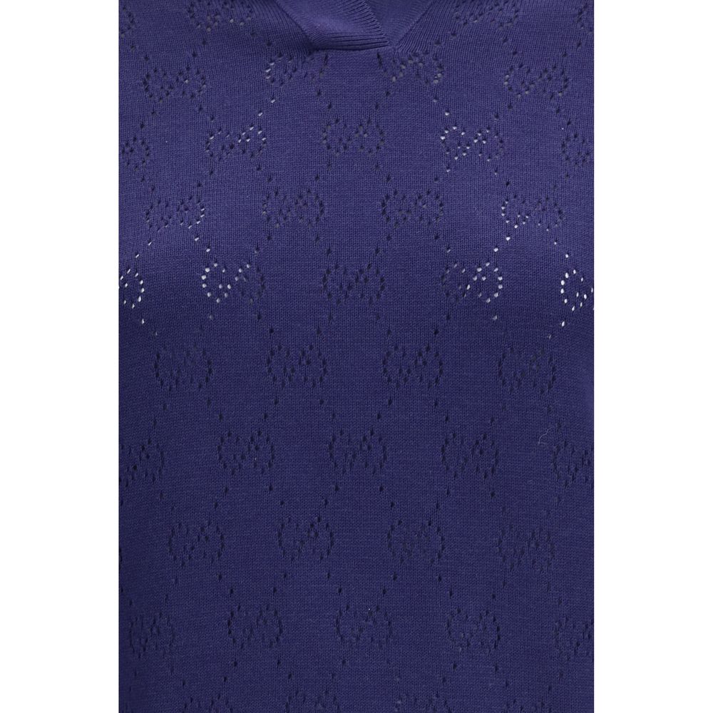 Gucci Blue Silk Top - Luxe Nova