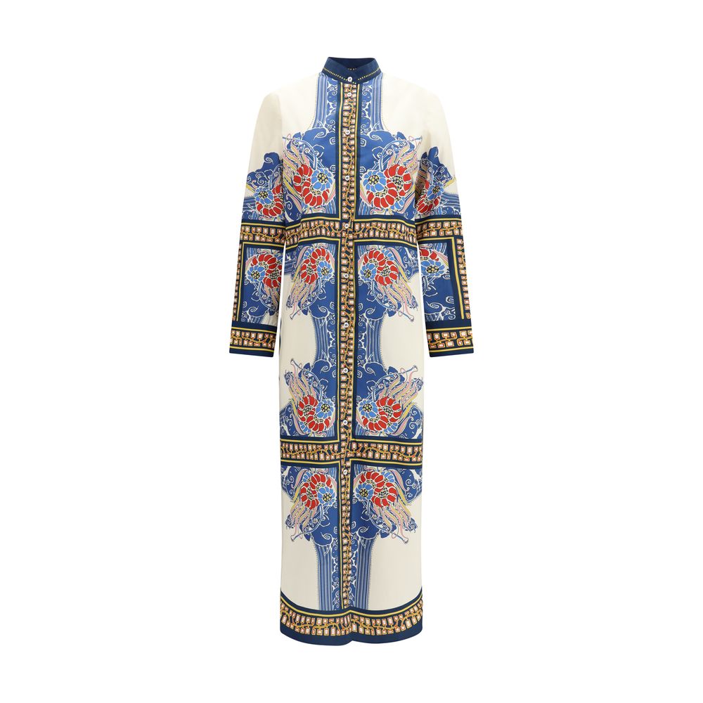 La Double J Multicolor Cotton Casual Dress - Luxe Nova