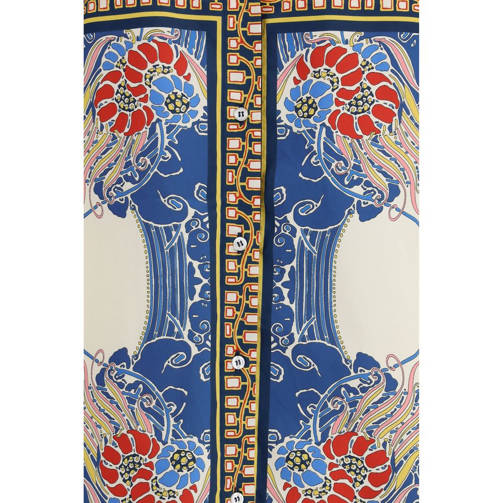 La Double J Multicolor Cotton Casual Dress - Luxe Nova