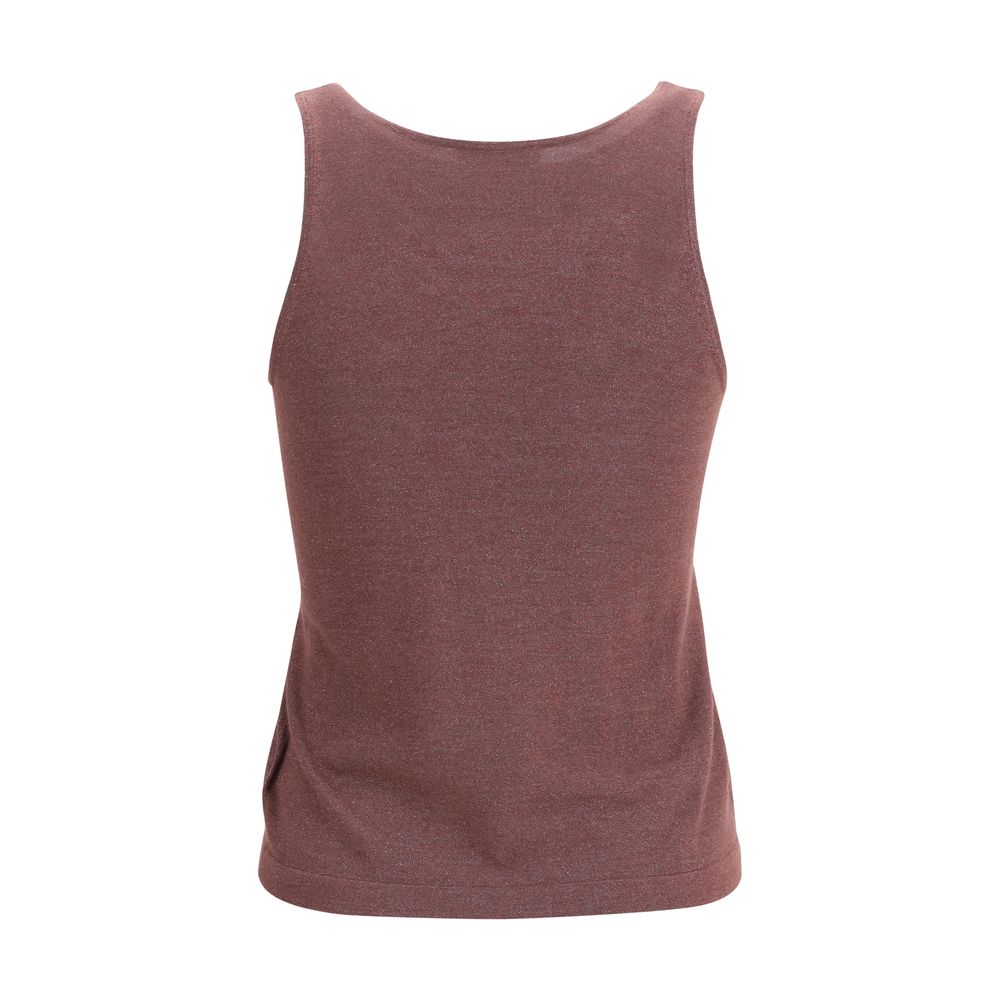 Brunello Cucinelli Bordeaux Cashmere Top - Luxe Nova